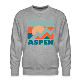 Premium Aspen Sweatshirt - Men's Colorado Sweatshirt - heather grey