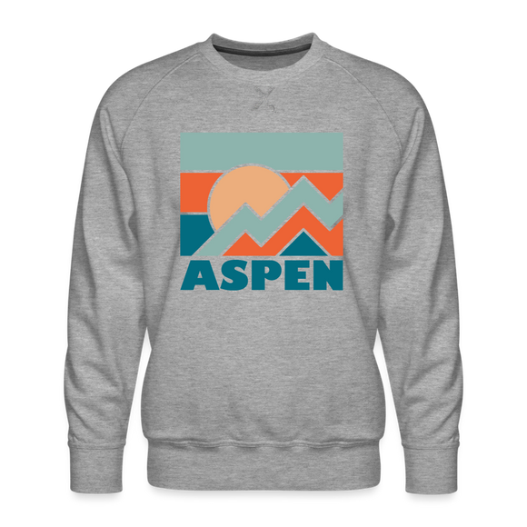 Premium Aspen Sweatshirt - Men's Colorado Sweatshirt - heather grey