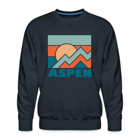 Premium Aspen Sweatshirt - Men's Colorado Sweatshirt - navy