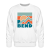 Premium Bend Sweatshirt - Men's Oregon Sweatshirt - white