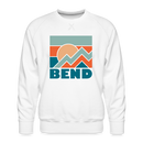 Premium Bend Sweatshirt - Men's Oregon Sweatshirt - white