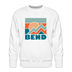 Premium Bend Sweatshirt - Men's Oregon Sweatshirt - white