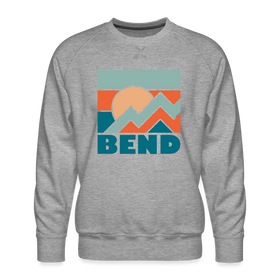 Premium Bend Sweatshirt - Men's Oregon Sweatshirt - heather grey