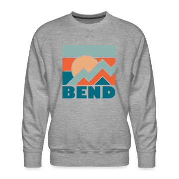 Premium Bend Sweatshirt - Men's Oregon Sweatshirt - heather grey