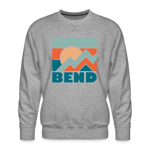 Premium Bend Sweatshirt - Men's Oregon Sweatshirt - heather grey