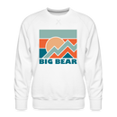 Premium Big Bear Sweatshirt - Men's California Sweatshirt - white