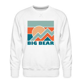 Premium Big Bear Sweatshirt - Men's California Sweatshirt - white
