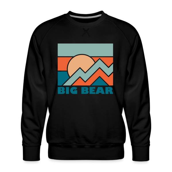 Premium Big Bear Sweatshirt - Men's California Sweatshirt - black