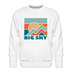 Premium Big Sky Sweatshirt - Men's Montana Sweatshirt - white