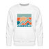 Premium Asheville Sweatshirt - Men's North Carolina Sweatshirt - white