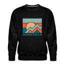 Premium Asheville Sweatshirt - Men's North Carolina Sweatshirt - black
