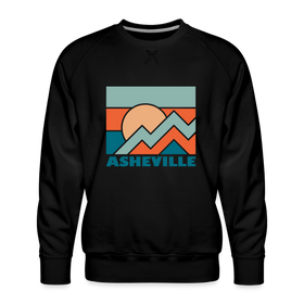Premium Asheville Sweatshirt - Men's North Carolina Sweatshirt - black