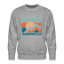 Premium Asheville Sweatshirt - Men's North Carolina Sweatshirt - heather grey
