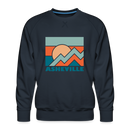 Premium Asheville Sweatshirt - Men's North Carolina Sweatshirt - navy