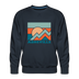 Premium Asheville Sweatshirt - Men's North Carolina Sweatshirt - navy