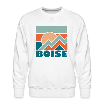 Premium Boise Sweatshirt - Men's Idaho Sweatshirt - white