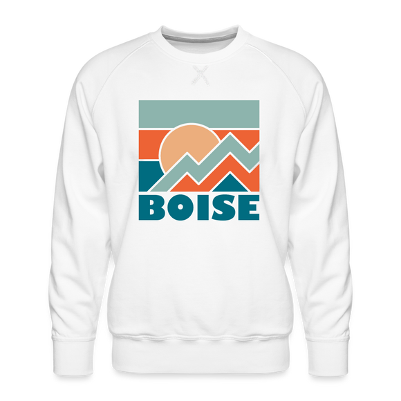 Premium Boise Sweatshirt - Men's Idaho Sweatshirt - white