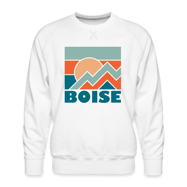 Premium Boise Sweatshirt - Men's Idaho Sweatshirt - white