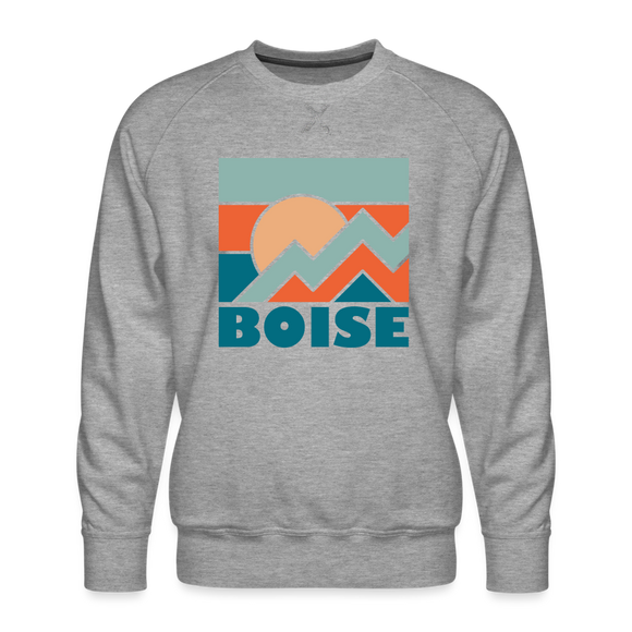 Premium Boise Sweatshirt - Men's Idaho Sweatshirt - heather grey