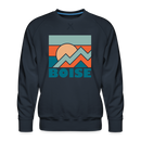 Premium Boise Sweatshirt - Men's Idaho Sweatshirt - navy