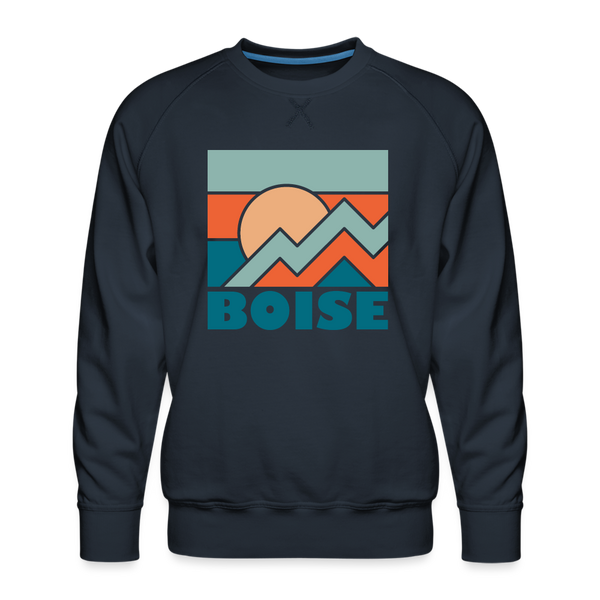 Premium Boise Sweatshirt - Men's Idaho Sweatshirt - navy