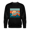 Premium Boulder Sweatshirt - Men's Colorado Sweatshirt - black