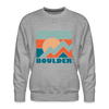 Premium Boulder Sweatshirt - Men's Colorado Sweatshirt - heather grey