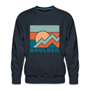 Premium Boulder Sweatshirt - Men's Colorado Sweatshirt - navy