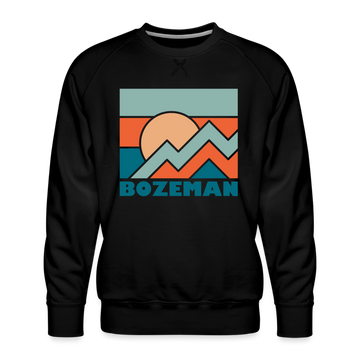 Premium Bozeman Sweatshirt - Men's Montana Sweatshirt - black
