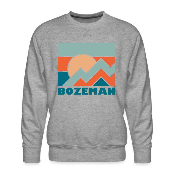 Premium Bozeman Sweatshirt - Men's Montana Sweatshirt - heather grey