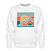 Premium Breckenridge Sweatshirt - Men's Colorado Sweatshirt - white
