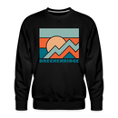 Premium Breckenridge Sweatshirt - Men's Colorado Sweatshirt - black