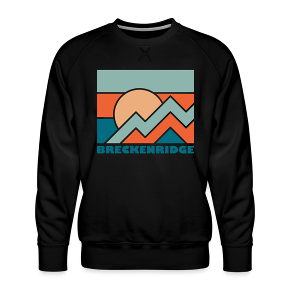 Premium Breckenridge Sweatshirt - Men's Colorado Sweatshirt - black