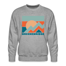 Premium Breckenridge Sweatshirt - Men's Colorado Sweatshirt - heather grey