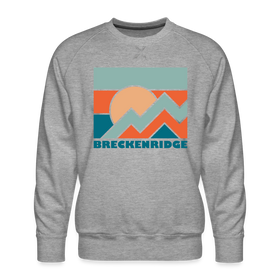 Premium Breckenridge Sweatshirt - Men's Colorado Sweatshirt - heather grey