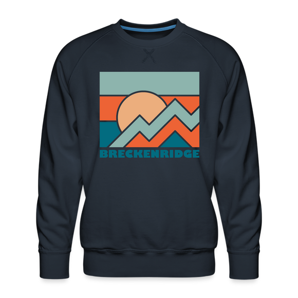 Premium Breckenridge Sweatshirt - Men's Colorado Sweatshirt - navy