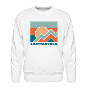 Premium Chattanooga Sweatshirt - Men's Tennessee Sweatshirt - white