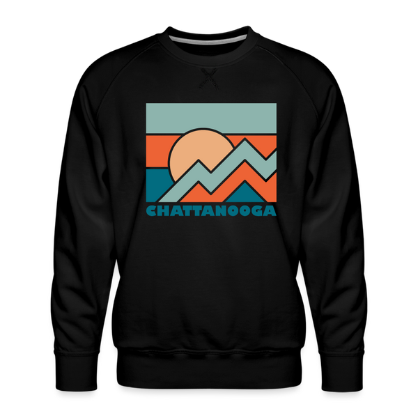 Premium Chattanooga Sweatshirt - Men's Tennessee Sweatshirt - black
