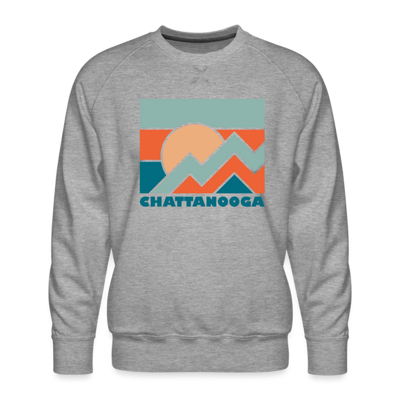 Premium Chattanooga Sweatshirt - Men's Tennessee Sweatshirt - heather grey