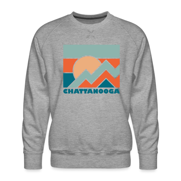 Premium Chattanooga Sweatshirt - Men's Tennessee Sweatshirt - heather grey