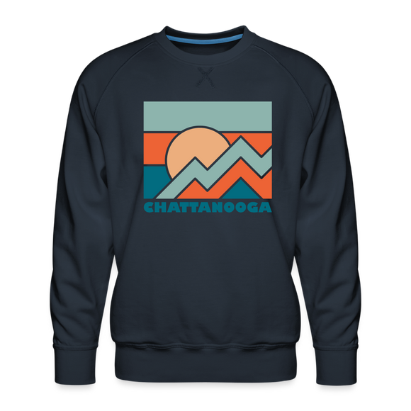 Premium Chattanooga Sweatshirt - Men's Tennessee Sweatshirt - navy