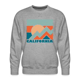 Premium California Sweatshirt - Men's Sweatshirt - heather grey