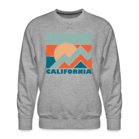 Premium California Sweatshirt - Men's Sweatshirt - heather grey