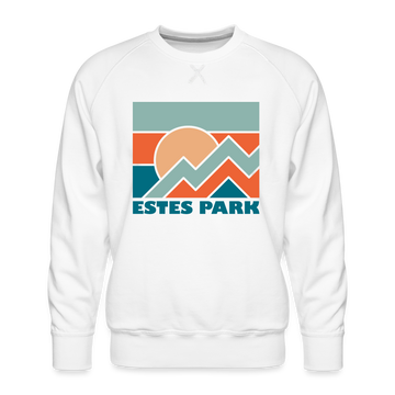 Premium Estes Park Sweatshirt - Men's Colorado Sweatshirt - white