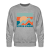 Premium Estes Park Sweatshirt - Men's Colorado Sweatshirt - heather grey