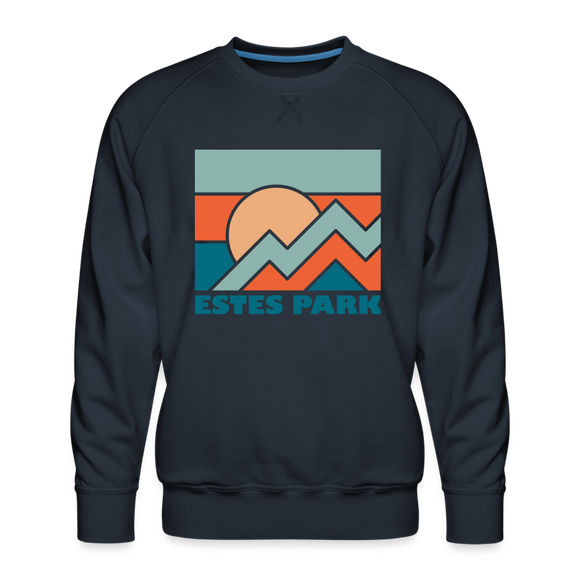 Premium Estes Park Sweatshirt - Men's Colorado Sweatshirt - navy