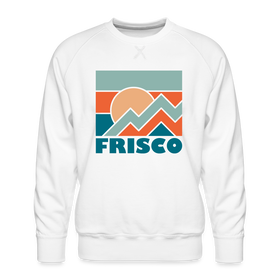 Premium Frisco Sweatshirt - Men's Colorado Sweatshirt - white