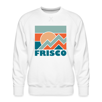 Premium Frisco Sweatshirt - Men's Colorado Sweatshirt - white