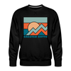 Premium Crested Butte Sweatshirt - Men's Colorado Sweatshirt - black
