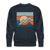Premium Crested Butte Sweatshirt - Men's Colorado Sweatshirt - navy